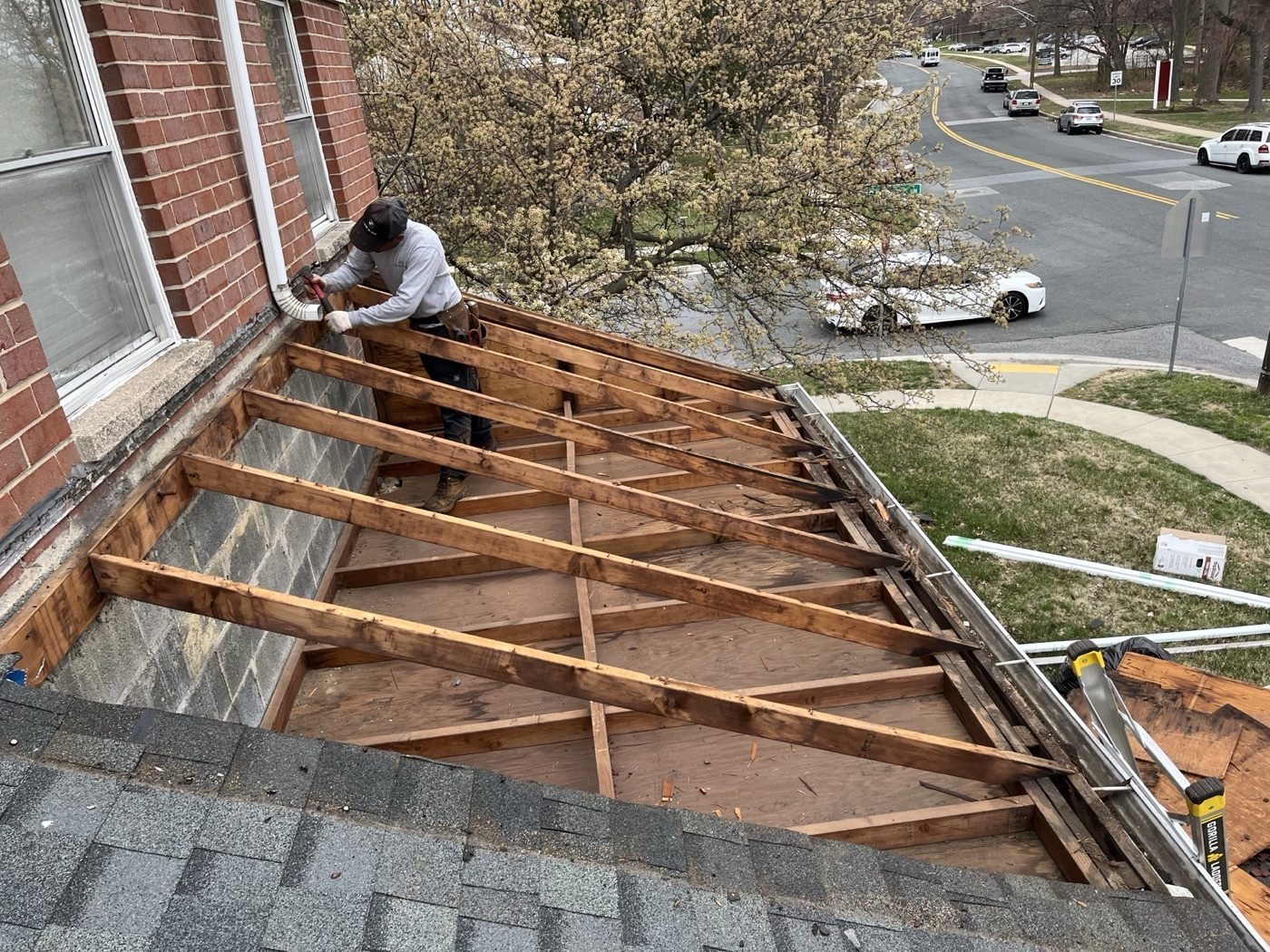 Prestige Roofing project roof and exterior work in Maryland