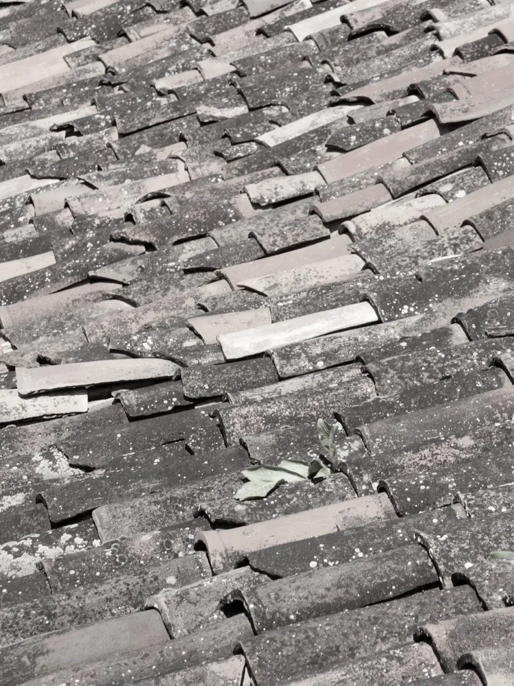 Roof installation detail with asphalt shingles