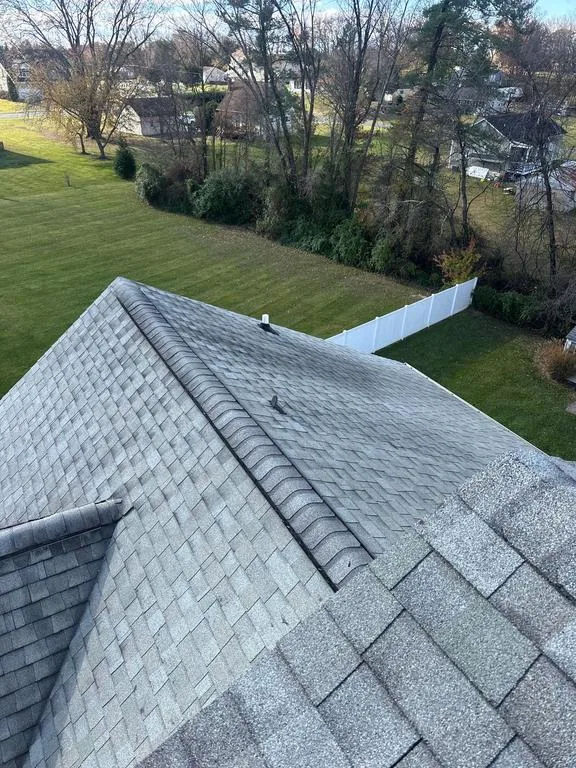 Asphalt shingle roofing project on a Maryland home